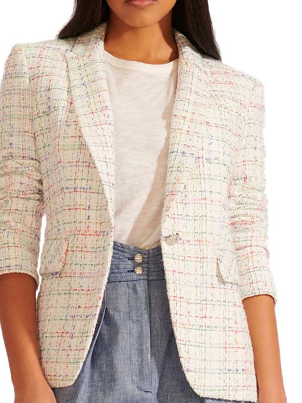 Veronica Beard Cutaway Dickey Jacket